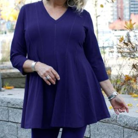 Purple Tunic - Diane Kennedy - Picture 1 of 6